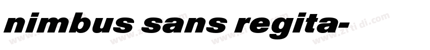 nimbus sans regita字体转换